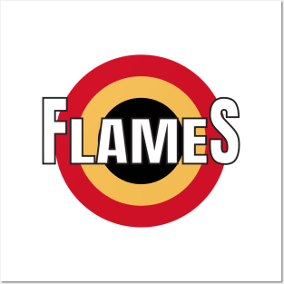 the flames Posters and Art